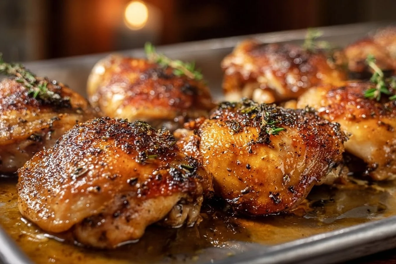 Oven-Baked Bone-In Chicken Thighs 7 Oven-Baked Bone-In Chicken Thighs