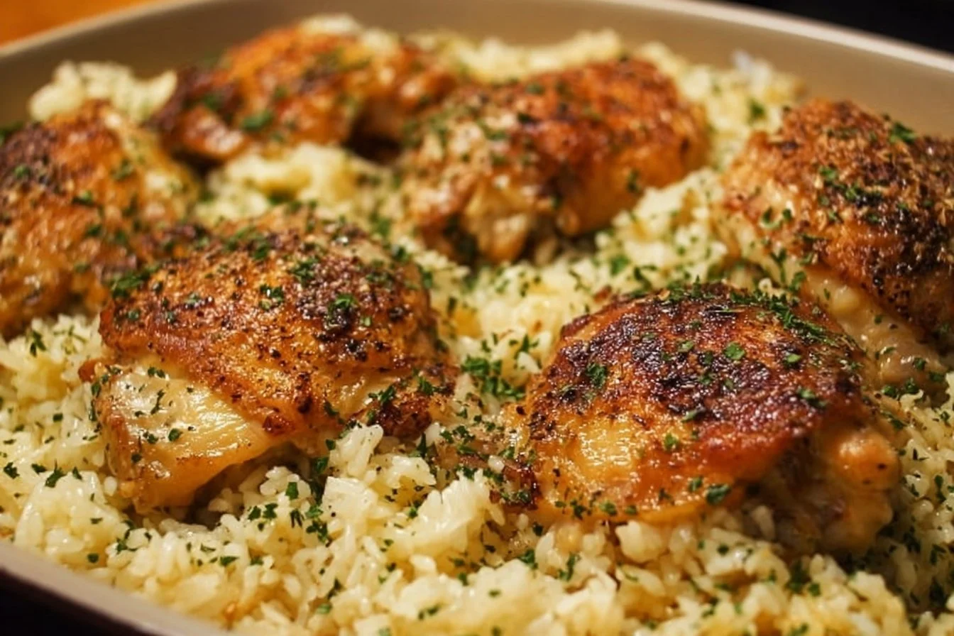 Oven-Baked Chicken and Rice 5 Oven-Baked Chicken and Rice
