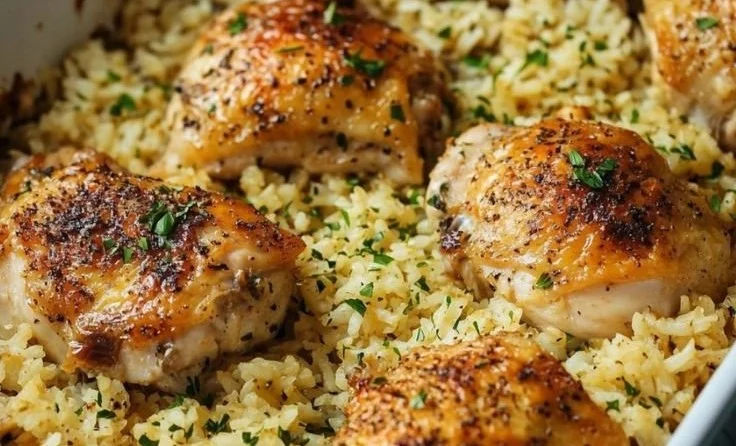 Oven-Baked Chicken and Rice 6 Oven-Baked Chicken and Rice