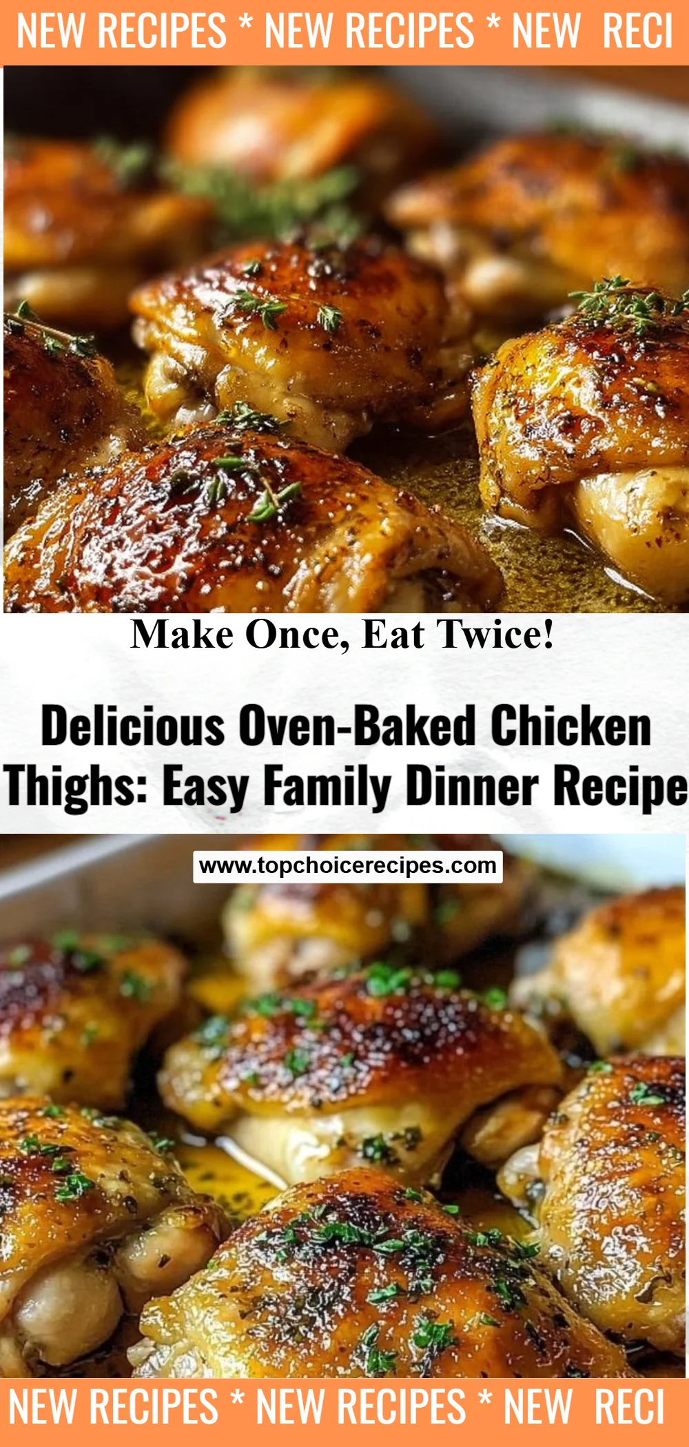 Oven-Baked Chicken Thighs