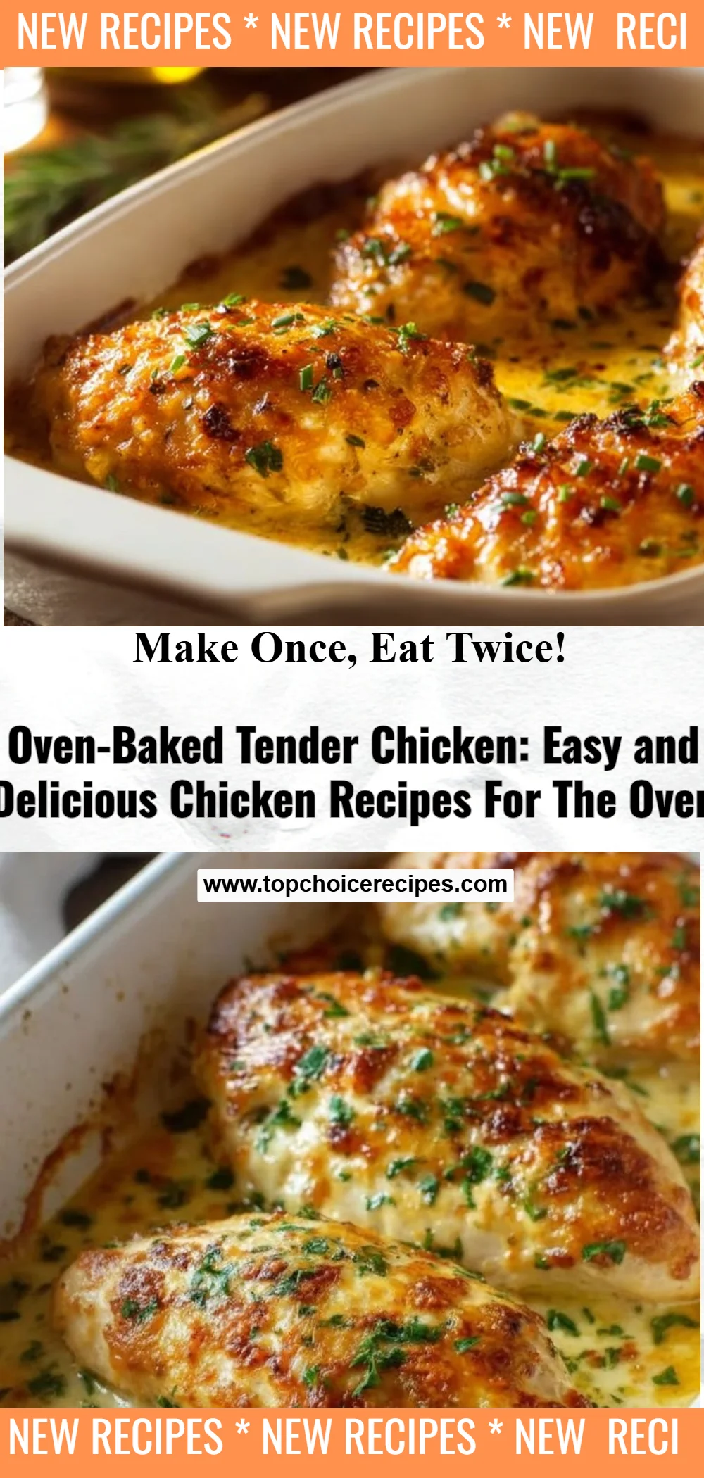 Oven-Baked Tender Chicken