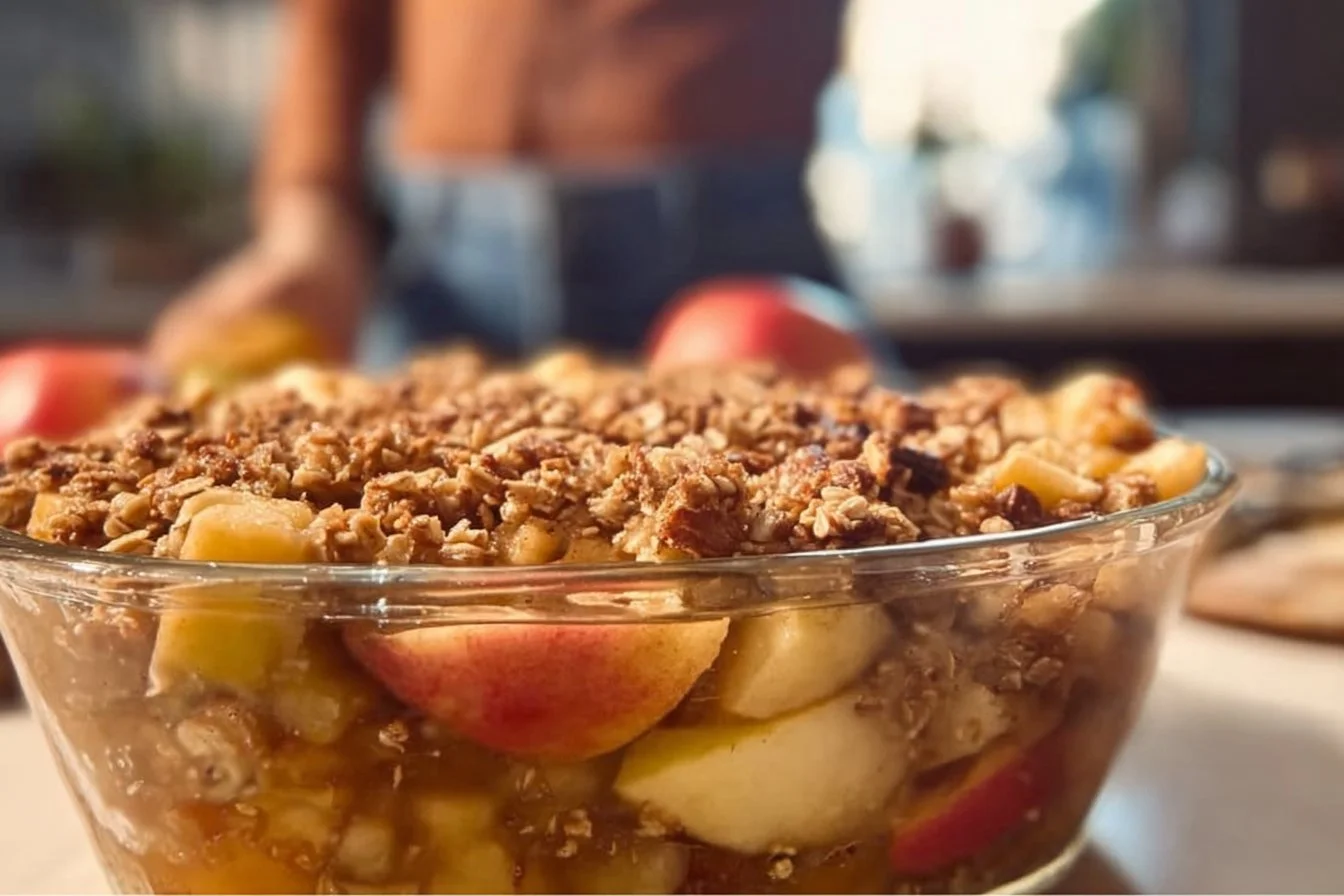 Pear & Apple Breakfast Crumble