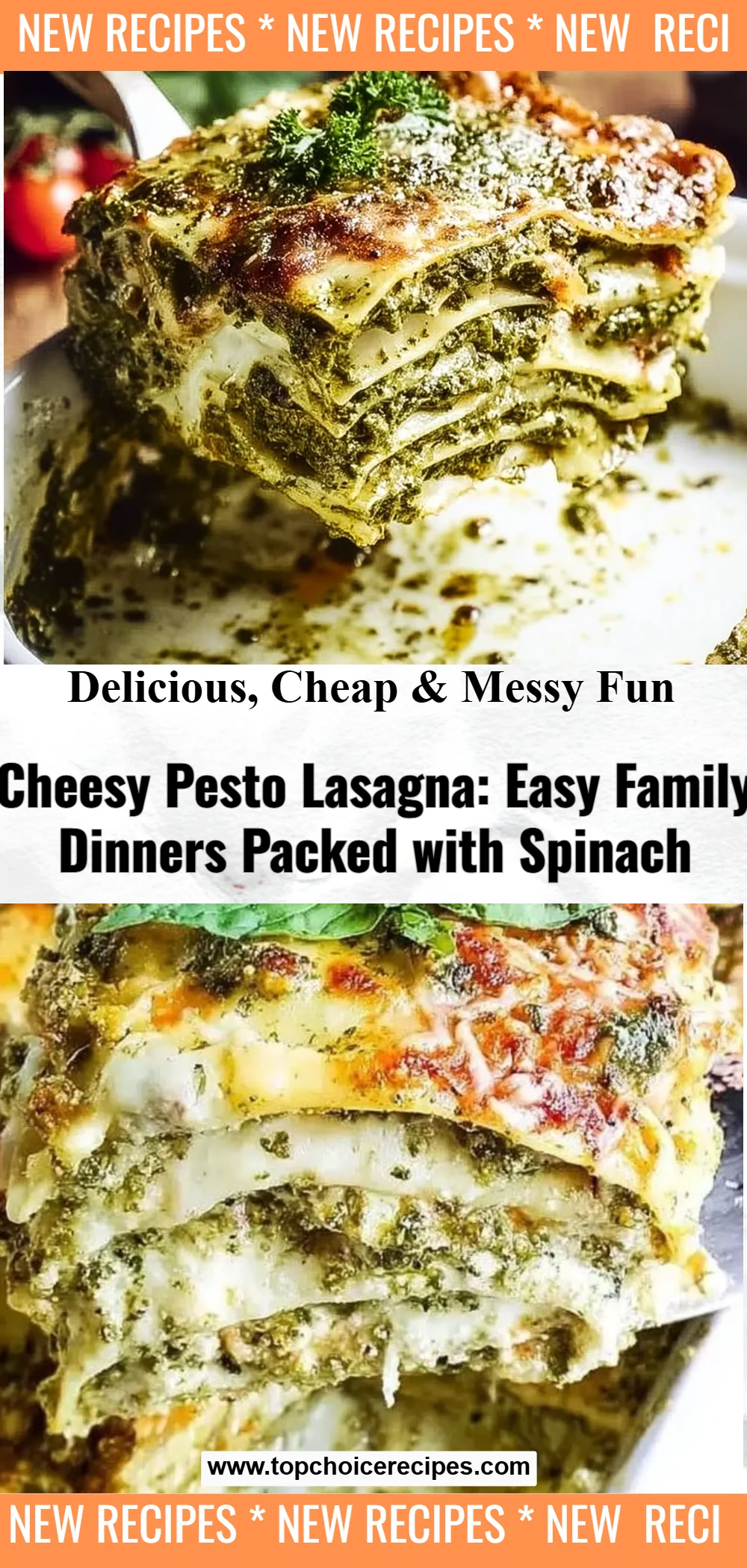Pesto Lasagna 6 Pesto Lasagna