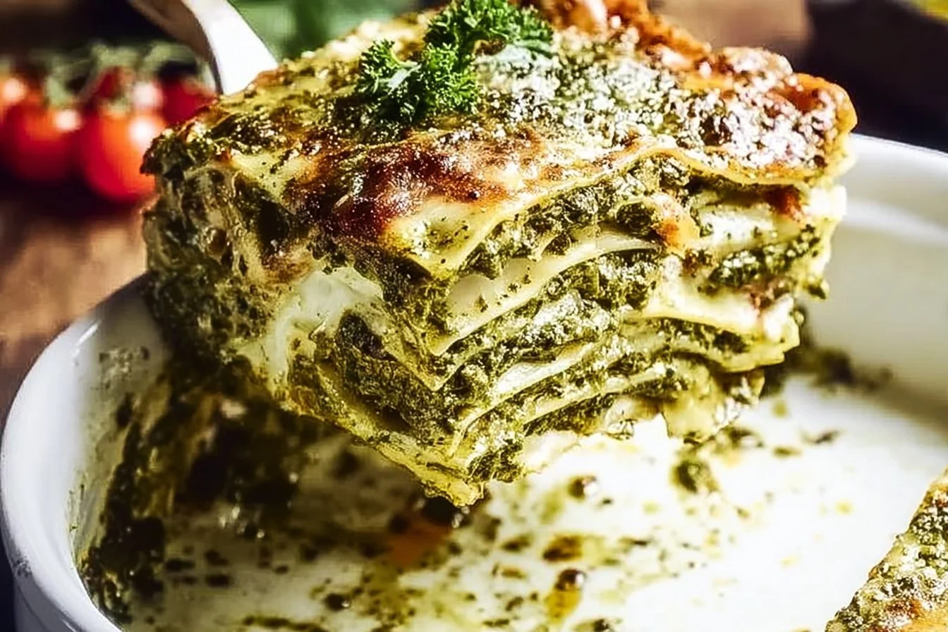 Pesto Lasagna 7 Pesto Lasagna