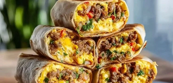 Protein-Packed Breakfast Burritos Ready to Freeze & Reheat