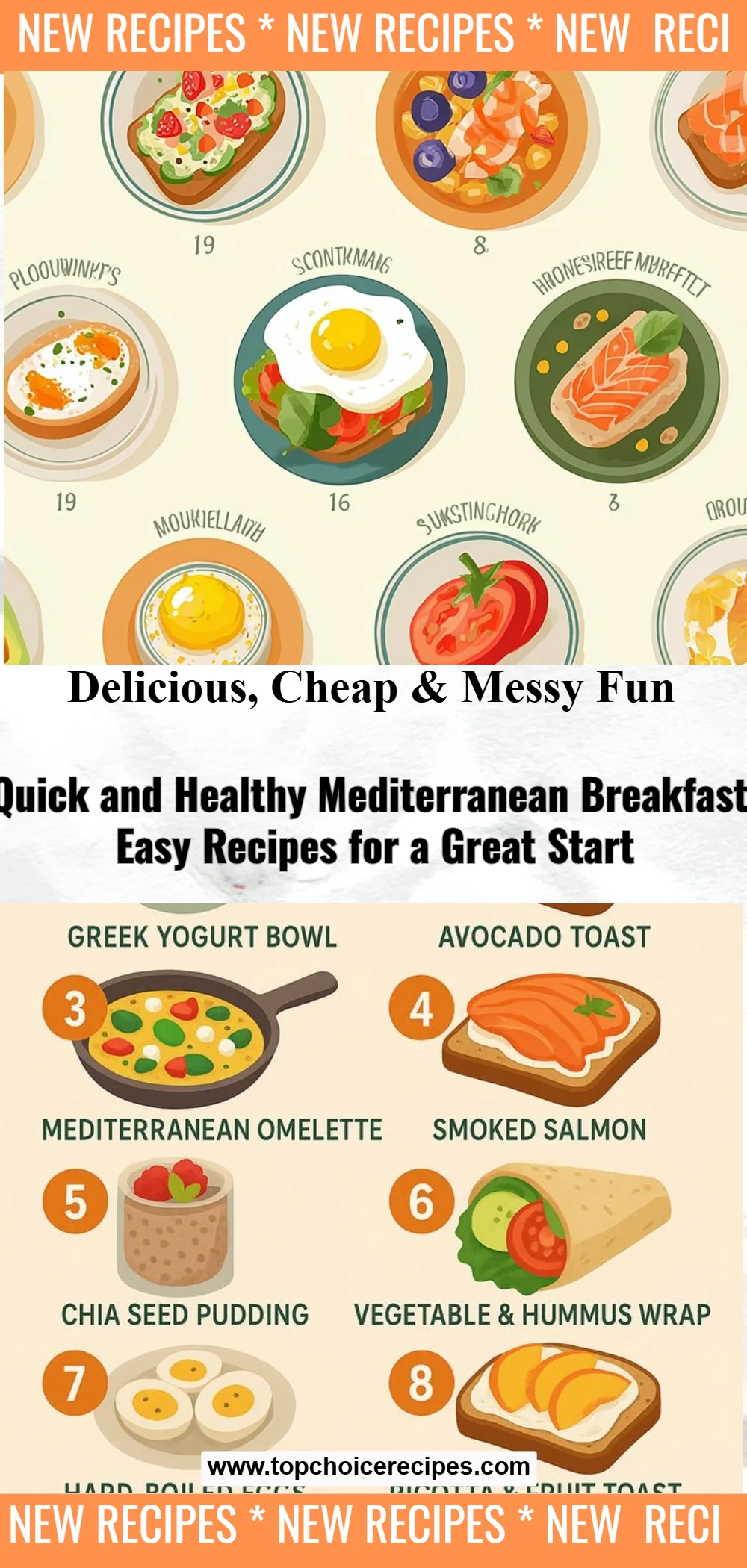 Quick and Healthy Mediterranean Breakfast 5 Quick and Healthy Mediterranean Breakfast