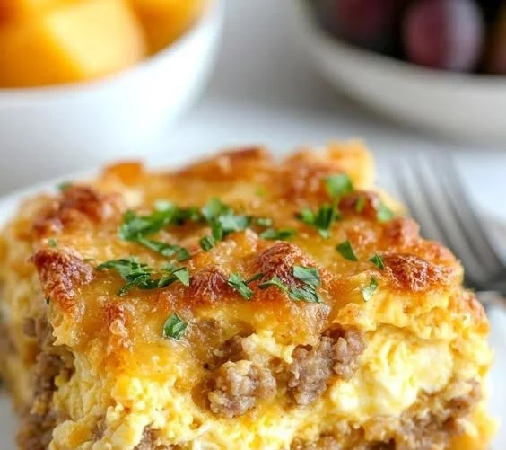 Quick Overnight Sausage and Egg Casserole 6 Quick Overnight Sausage and Egg Casserole