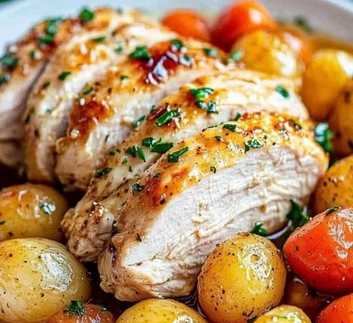 Savory Crockpot Chicken and Vegetables 6 Savory Crockpot Chicken and Vegetables