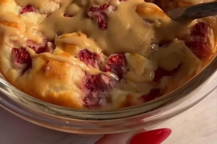 Single Serving Fluffy Baked Protein Pancake Bowls