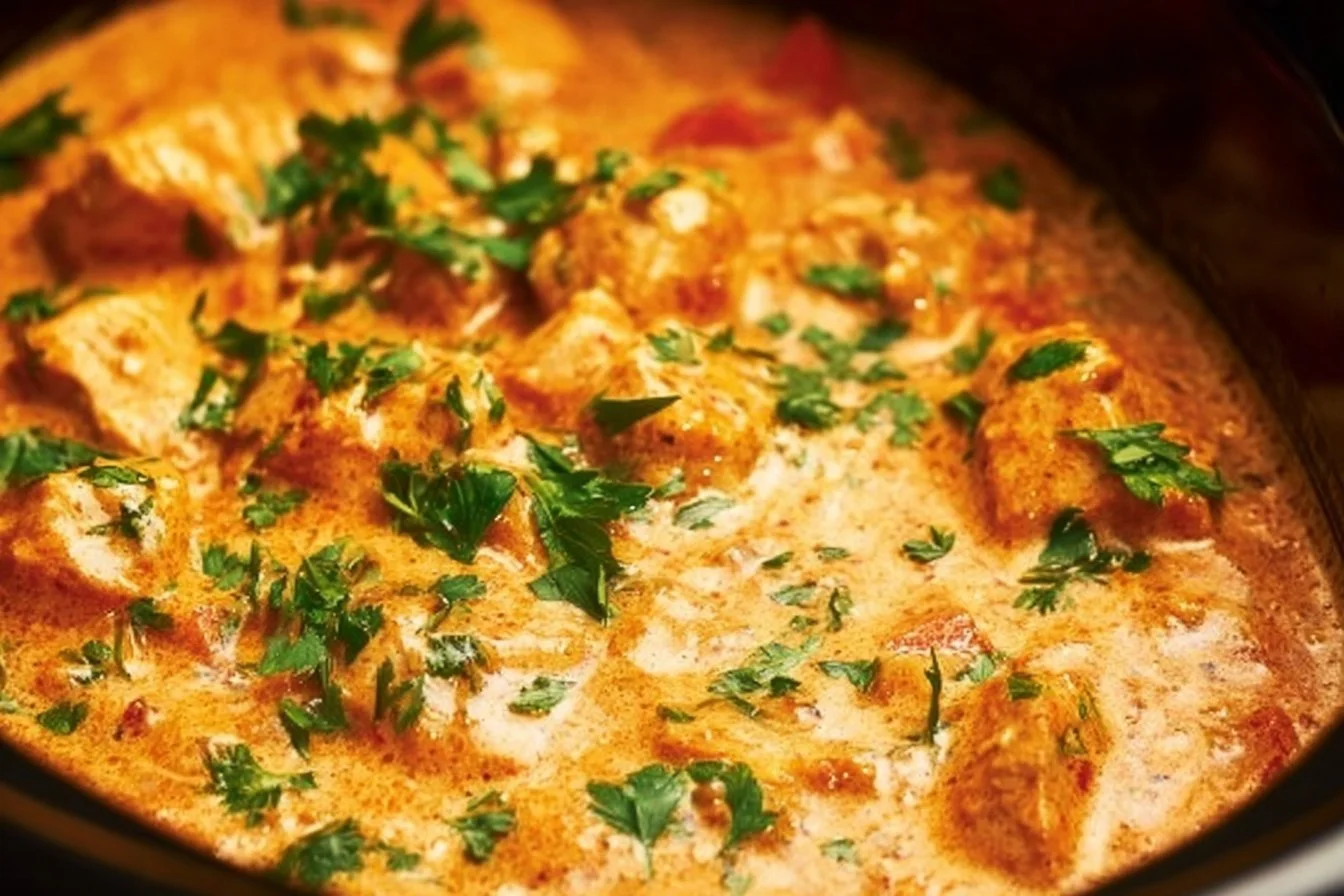 Slow Cooker Marry Me Chicken 4 Delicious Slow Cooker Marry Me Chicken garnished with herbs and spices
