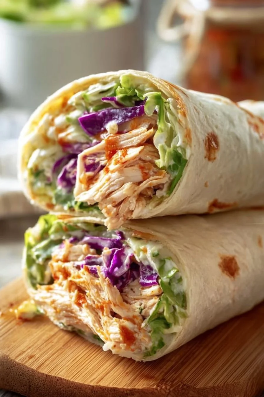 Spicy Buffalo Chicken Wraps