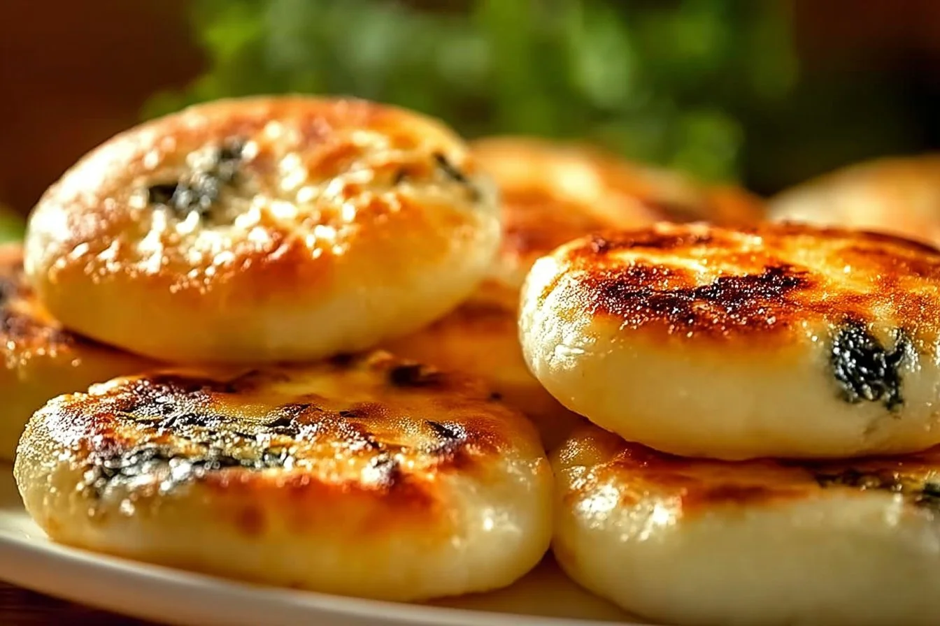 Spinach Cottage Cheese Bagels