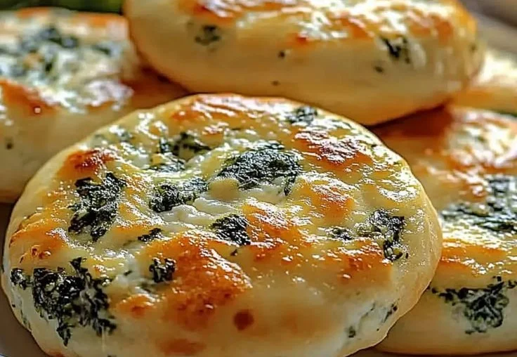 Spinach Cottage Cheese Bagels