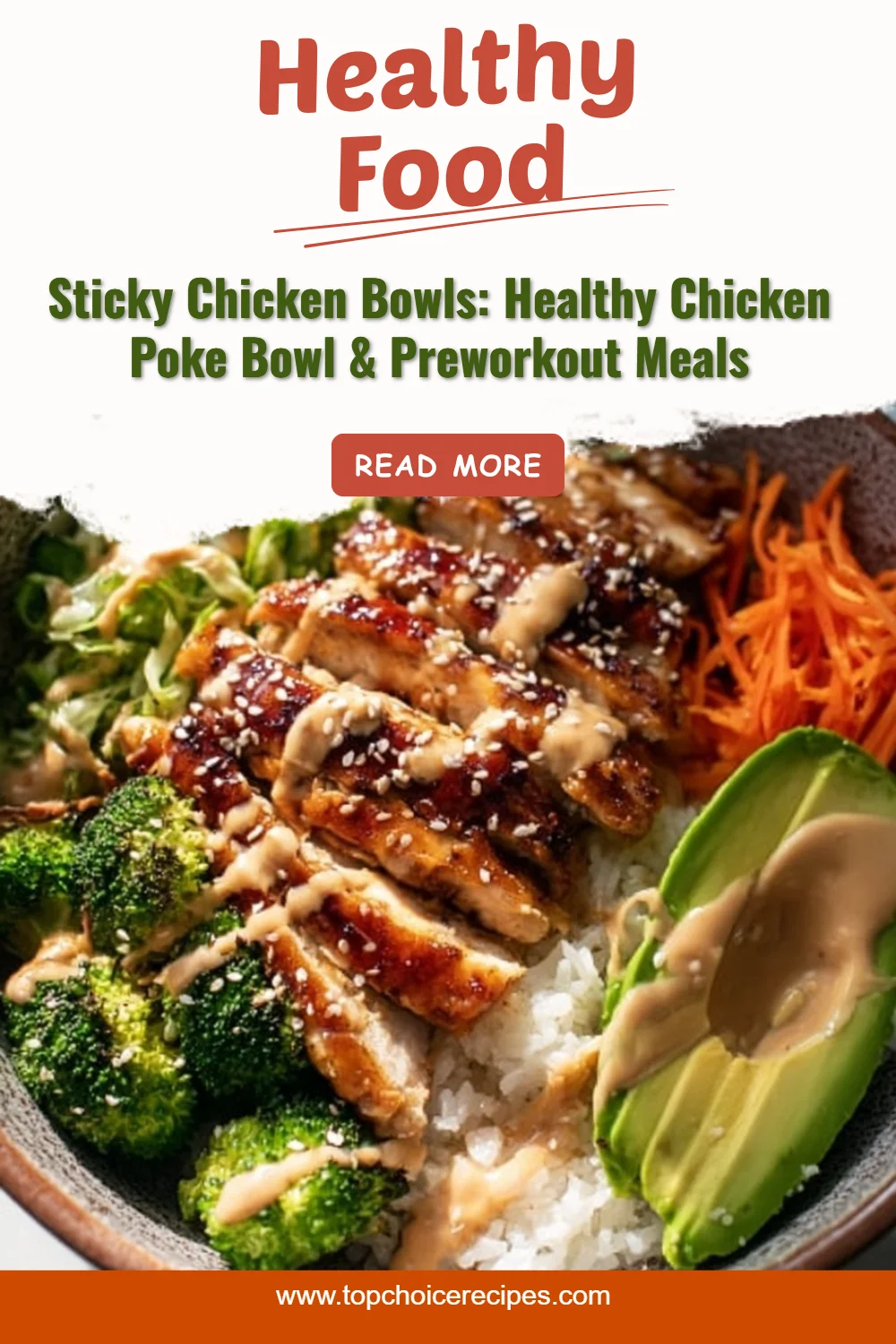 Sticky Chicken Bowls 6 Sticky Chicken Bowls