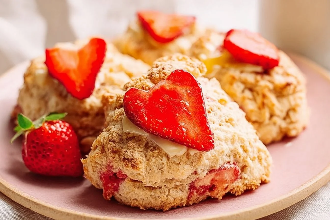 Strawberry Banana Scones