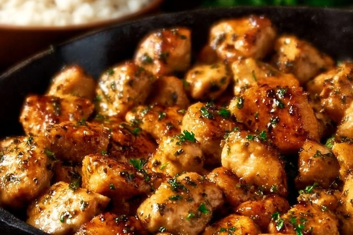 Succulent Chicken Bites 1 Plate of succulent chicken bites seasoned and grilled to perfection