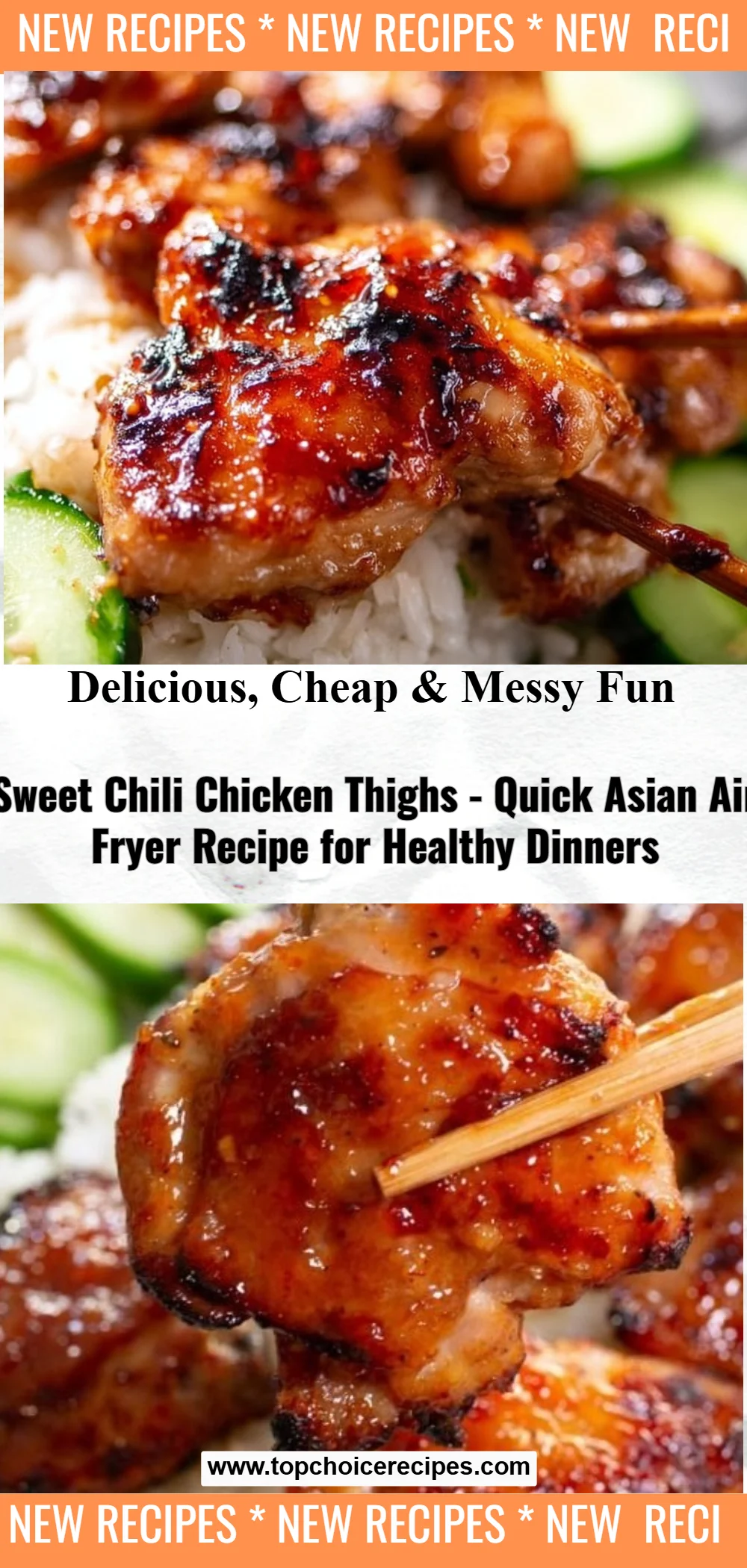 Sweet Chili Glazed Chicken Thighs