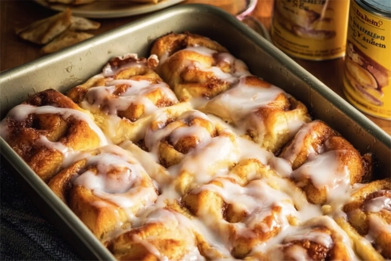 2 Ingredient Apple Cinnamon Roll Bake