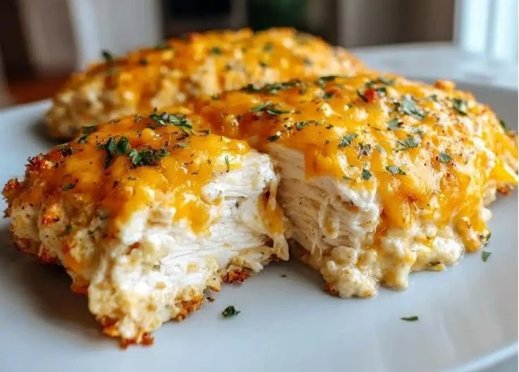 4-Ingredient Ranch Chicken Bake