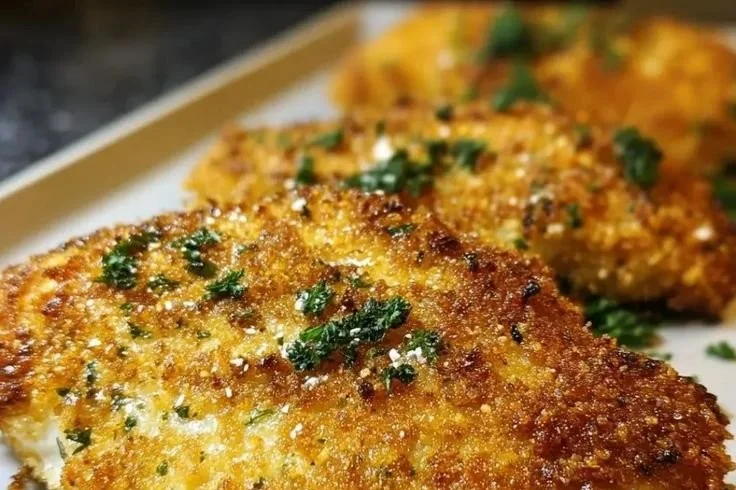 Amazing Baked Parmesan Crusted Chicken