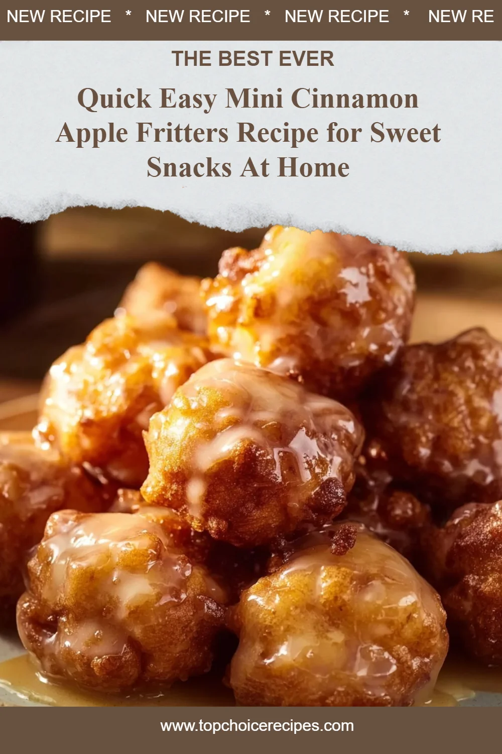 Apple Fritter Bites 6 Apple Fritter Bites