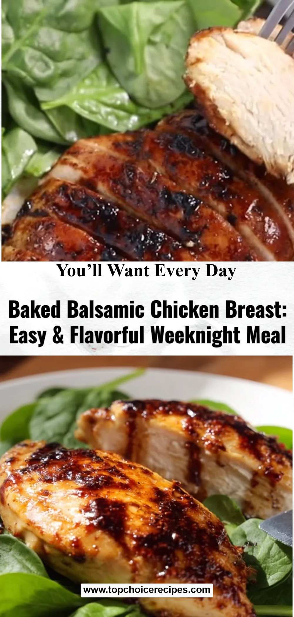 Baked Balsamic Chicken Breast