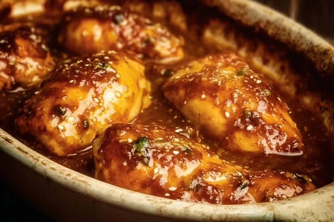 Baked Chicken Breast 5 Delicious baked chicken breast served with herbs and spices