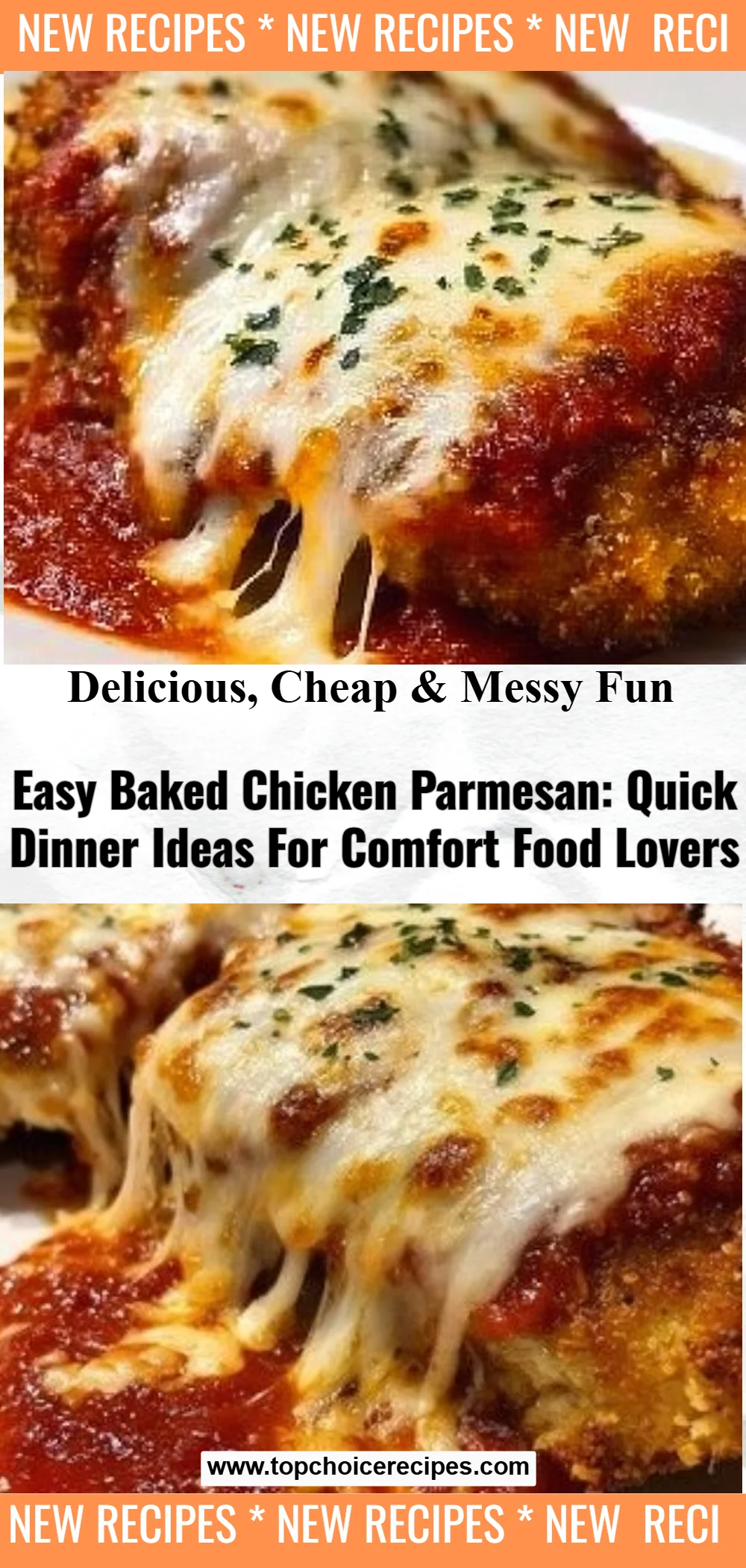 Baked Chicken Parmesan 5 Baked Chicken Parmesan