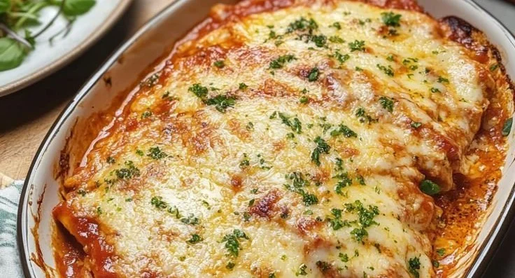 Baked Chicken Parmesan 7 Baked Chicken Parmesan