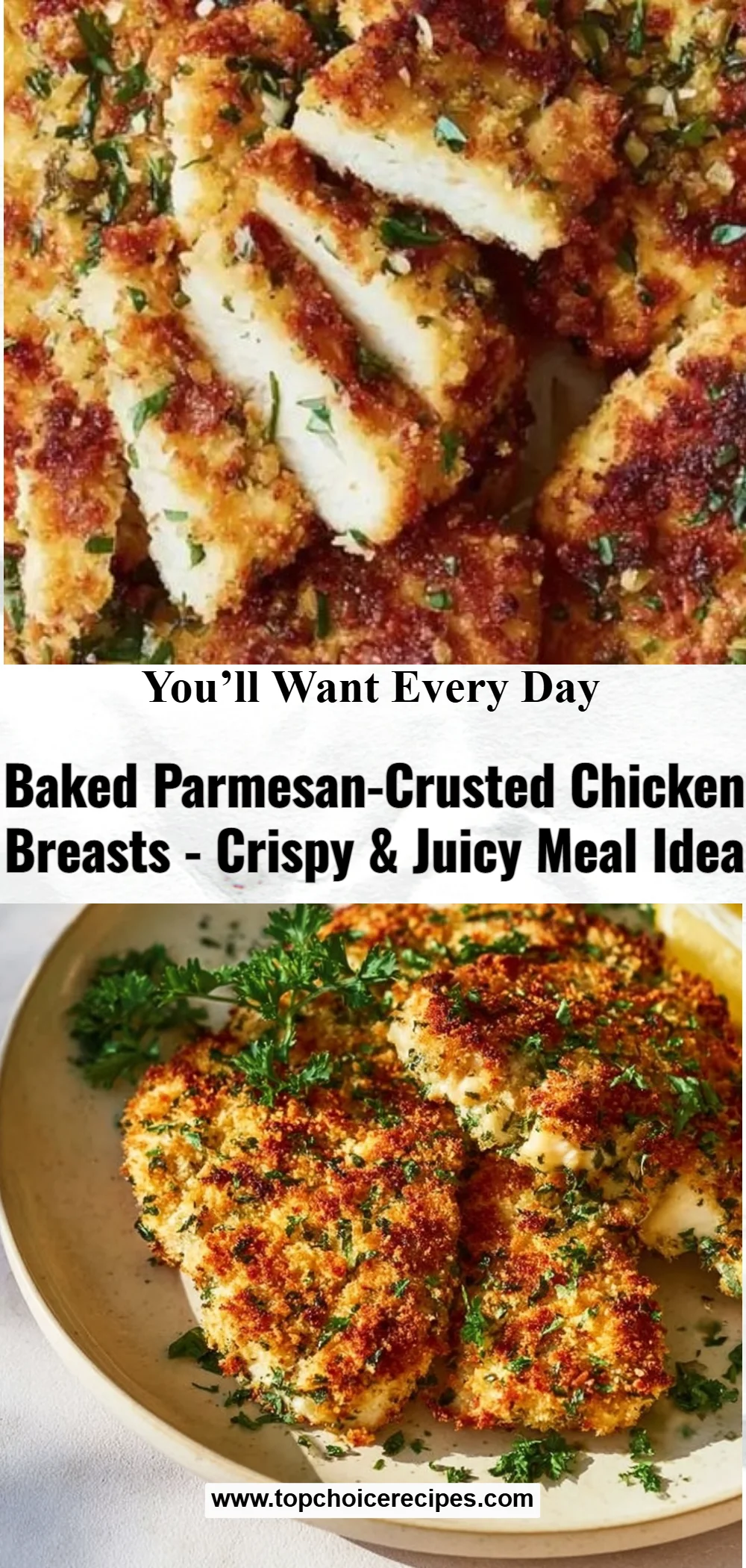 Baked Parmesan-Crusted Chicken Breasts 5 Baked Parmesan-Crusted Chicken Breasts