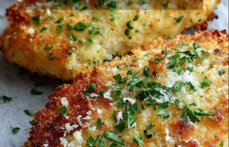 Baked Parmesan Crusted Easy Chicken 5 Baked Parmesan Crusted Easy Chicken