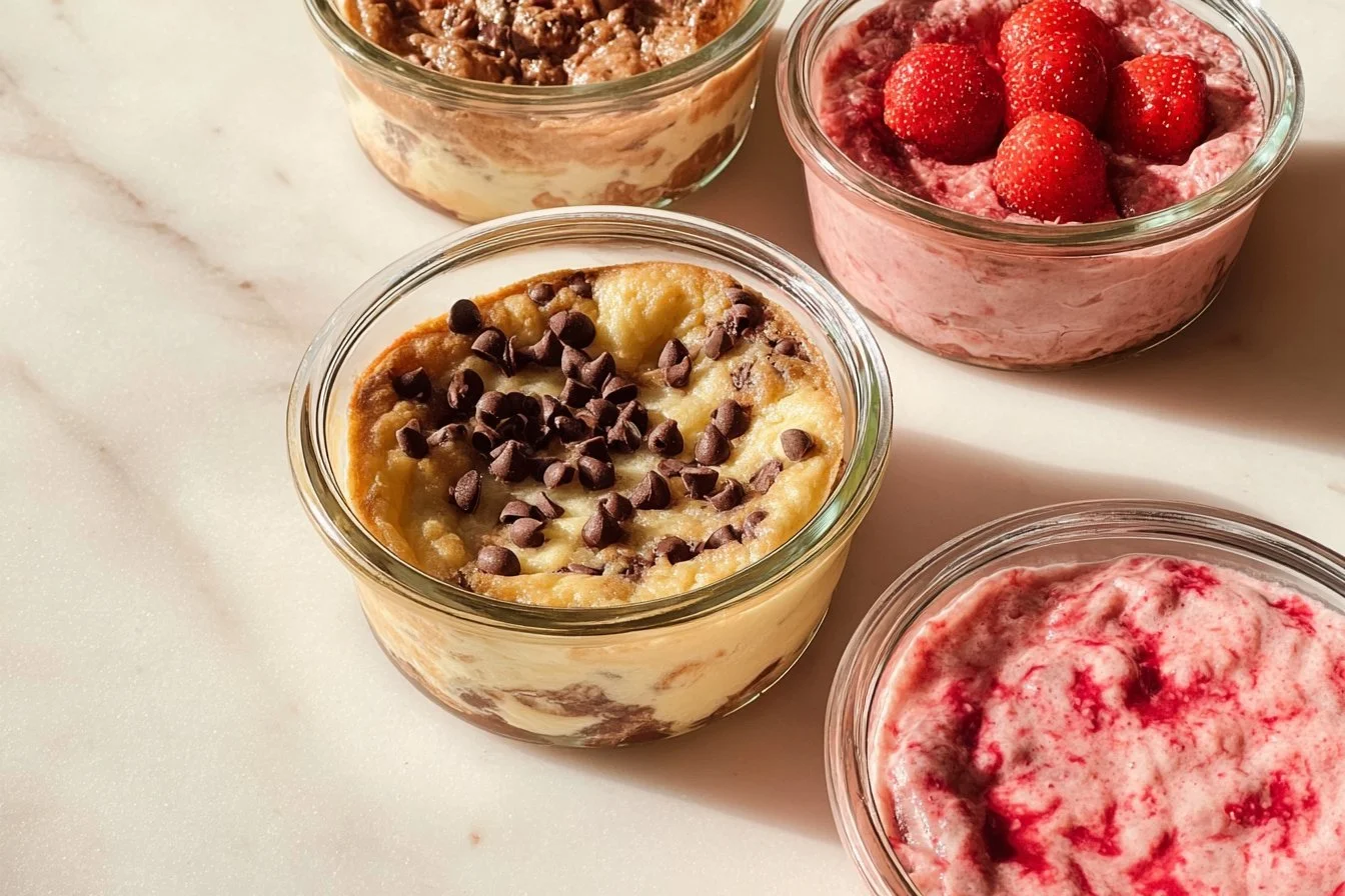 Baked Protein Pancake Bowls 6 Baked Protein Pancake Bowls
