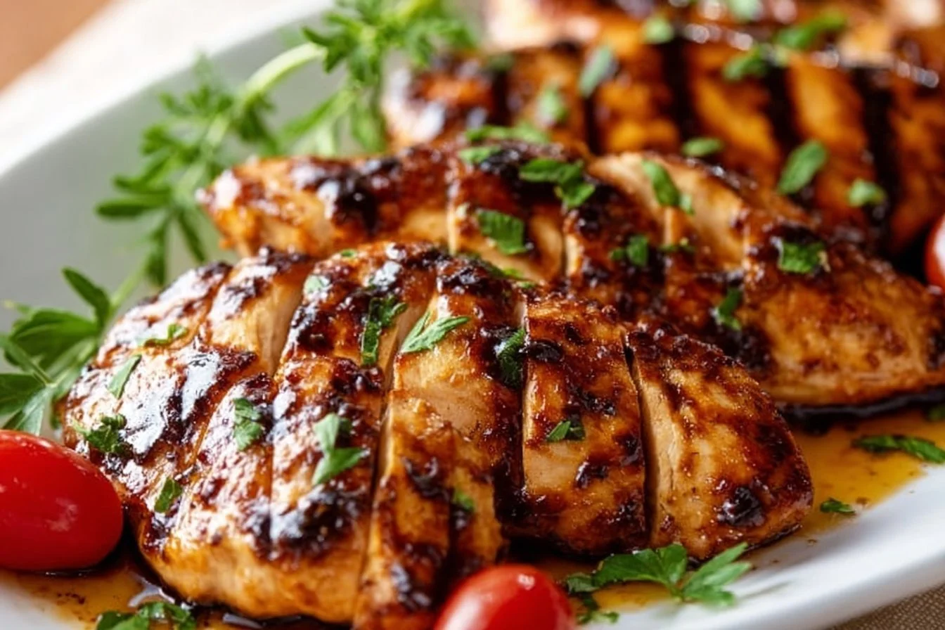 Balsamic Baked Chicken Breast 6 Balsamic Baked Chicken Breast
