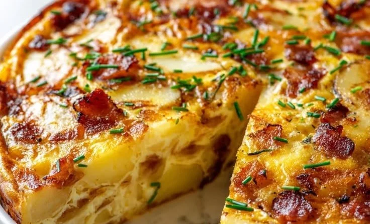 Beef Bacon Potato Frittata 8 Beef Bacon Potato Frittata