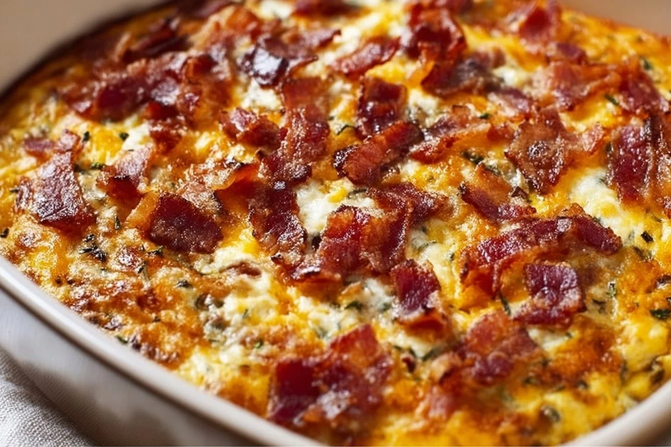 Best Crack Breakfast Casserole Recipe - Easy Meal 4 Best crack breakfast casserole recipe ready to serve on a breakfast table