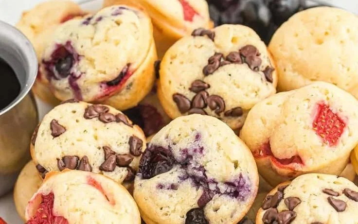 Bite-Sized Pancake Mini Muffins 8 Bite-Sized Pancake Mini Muffins