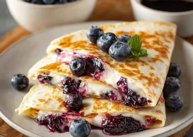 Blueberry Breakfast Quesadilla 7 Blueberry Breakfast Quesadilla