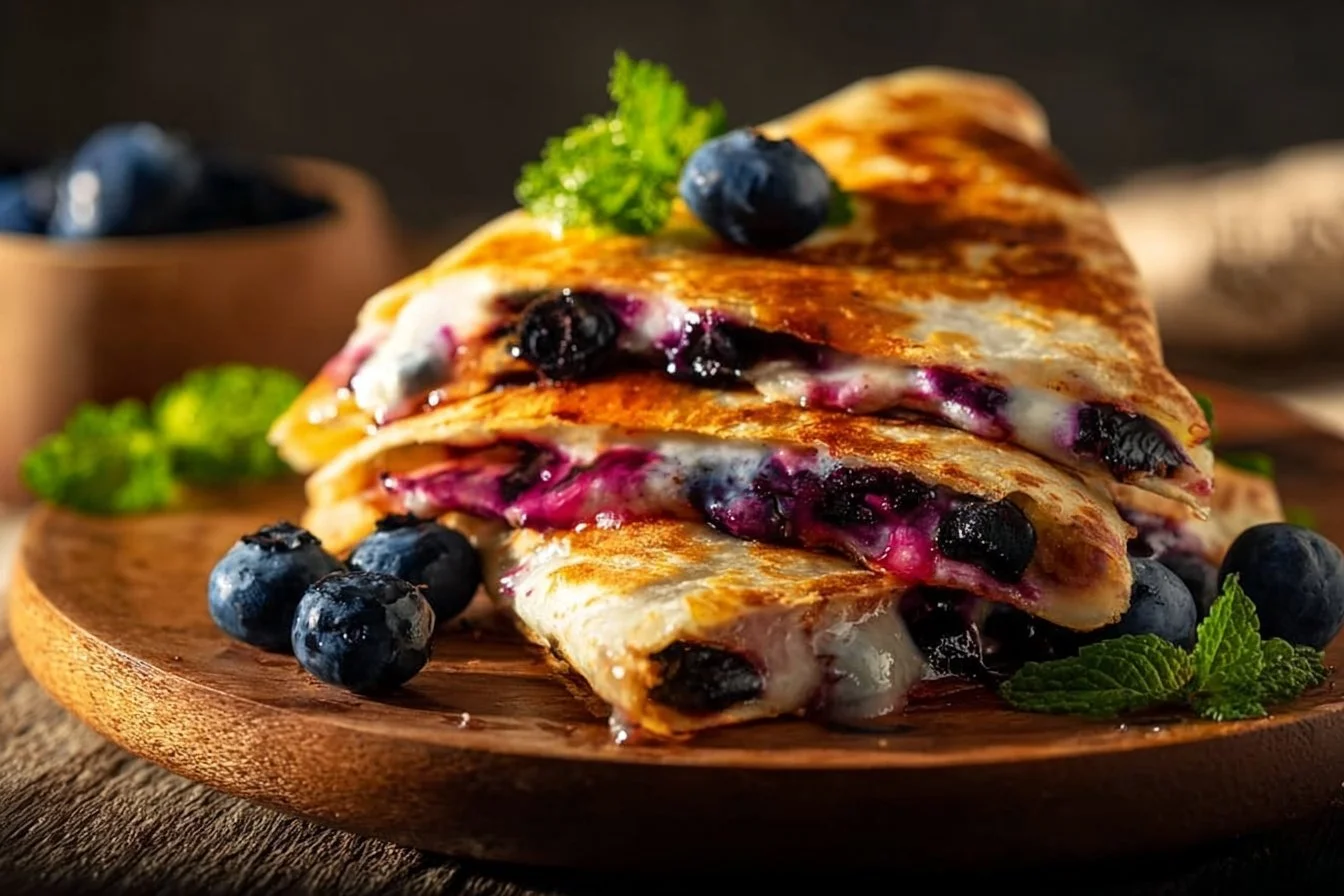 Blueberry Breakfast Quesadilla 8 Blueberry Breakfast Quesadilla