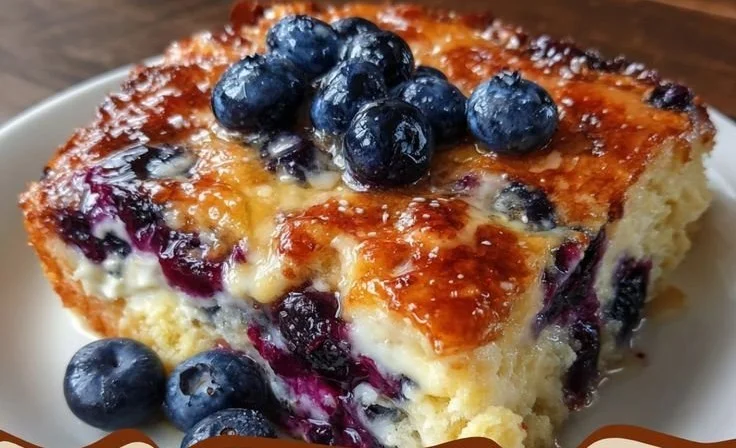 Blueberry Buttermilk Pancake Casserole 5 Blueberry Buttermilk Pancake Casserole