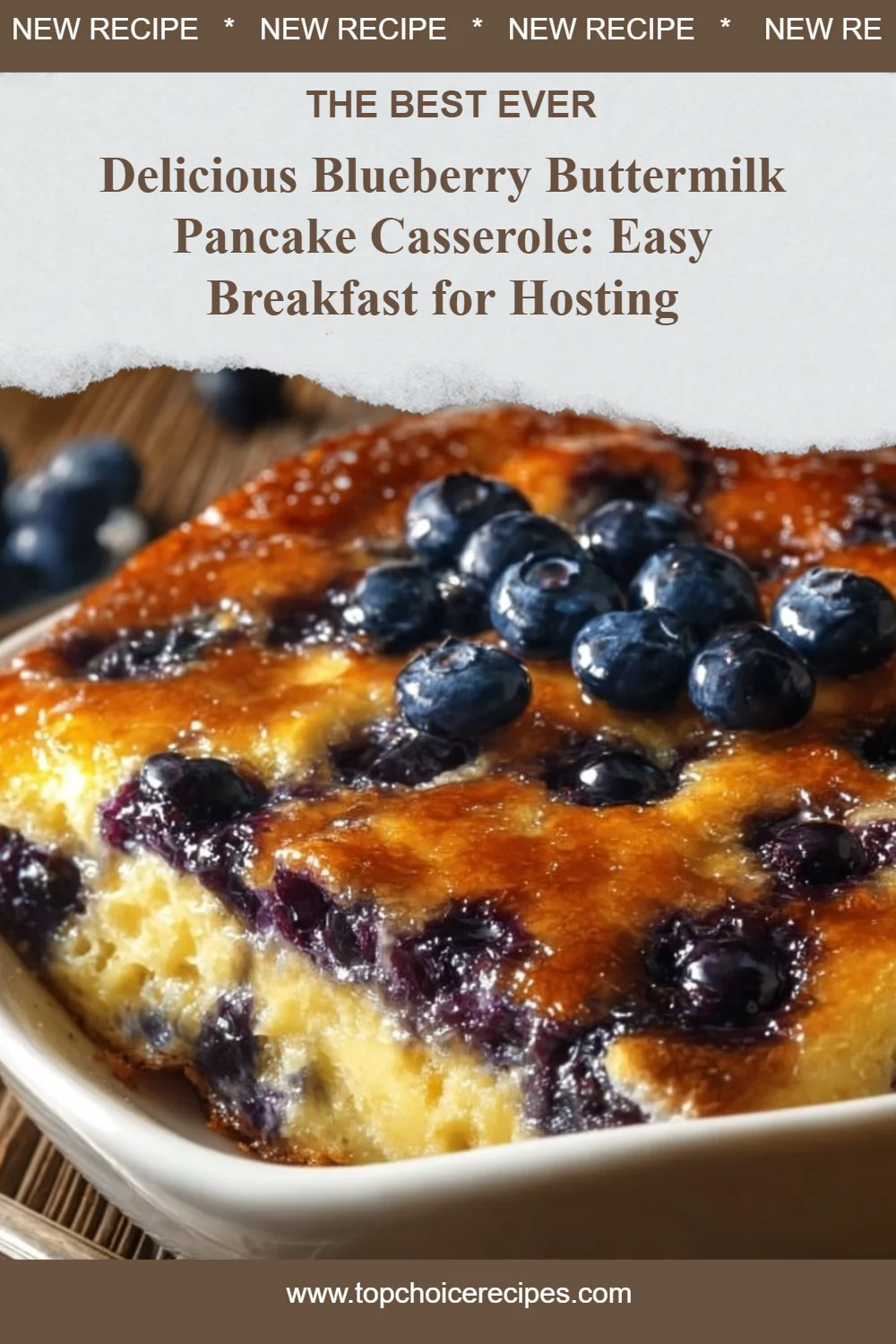 Blueberry Buttermilk Pancake Casserole 6 Blueberry Buttermilk Pancake Casserole