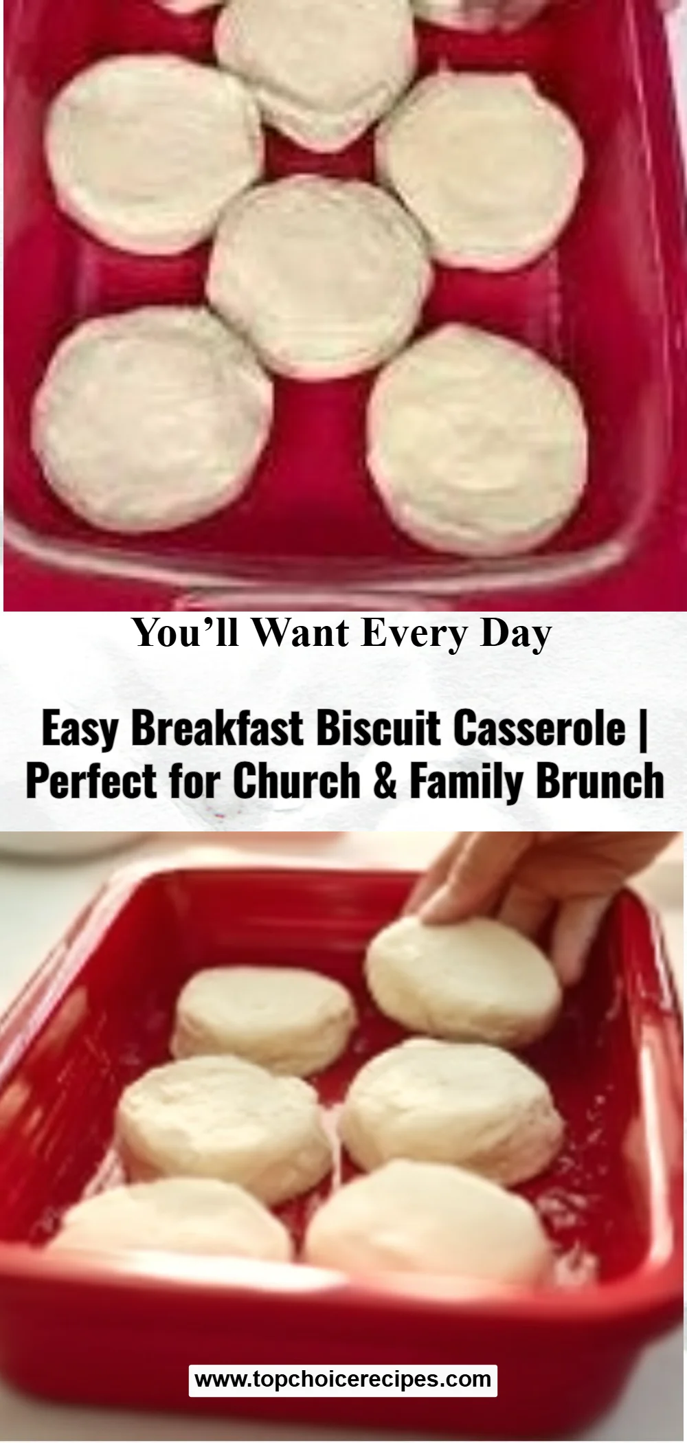 Breakfast Biscuit Casserole 6 Breakfast Biscuit Casserole