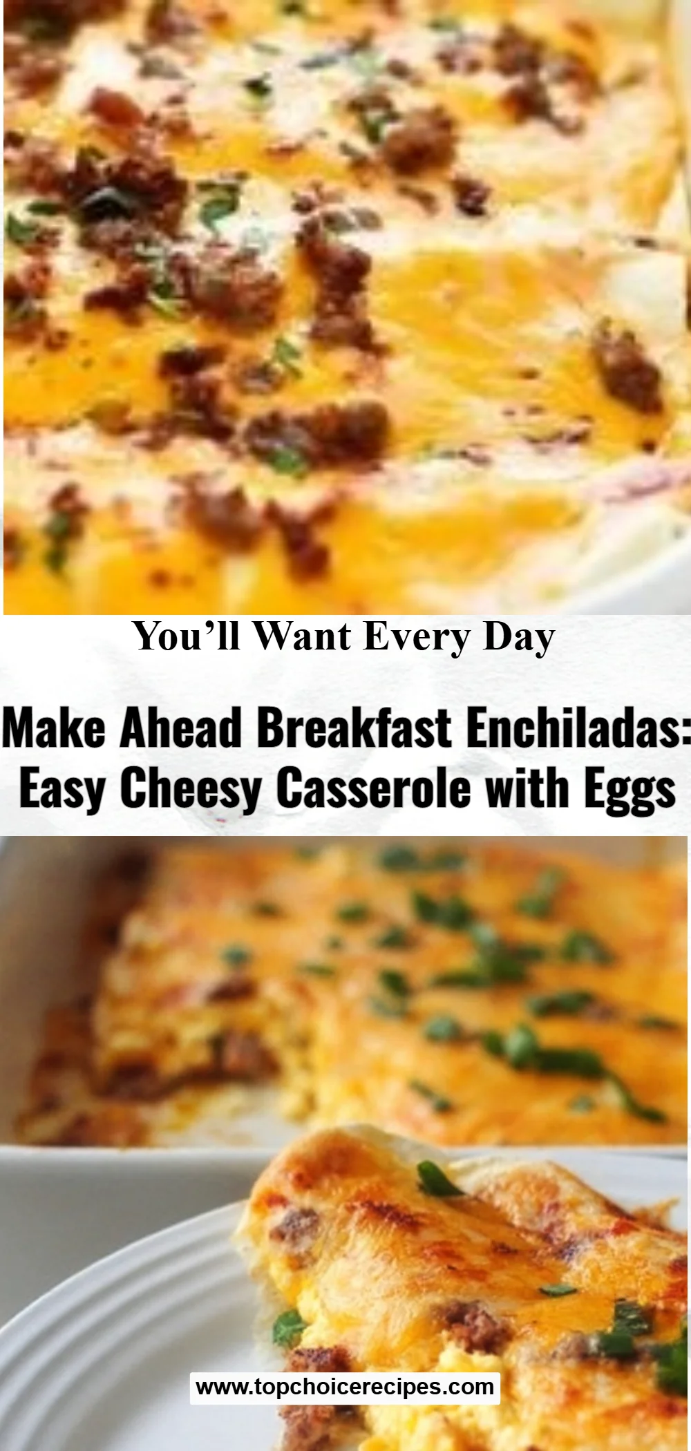 Breakfast Enchiladas
