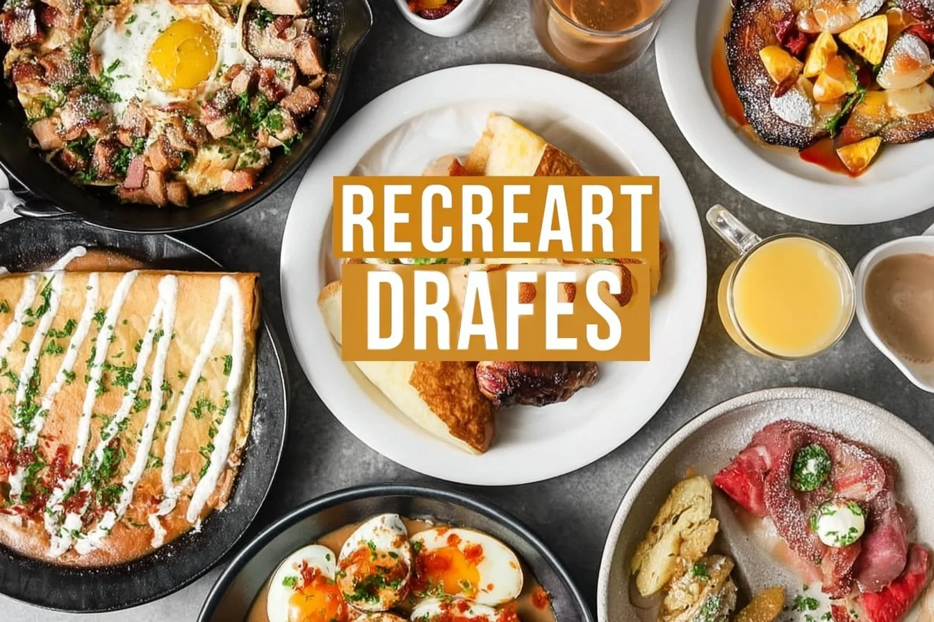 A delicious breakfast spread perfect for dinner, featuring pancakes, eggs, and bacon.