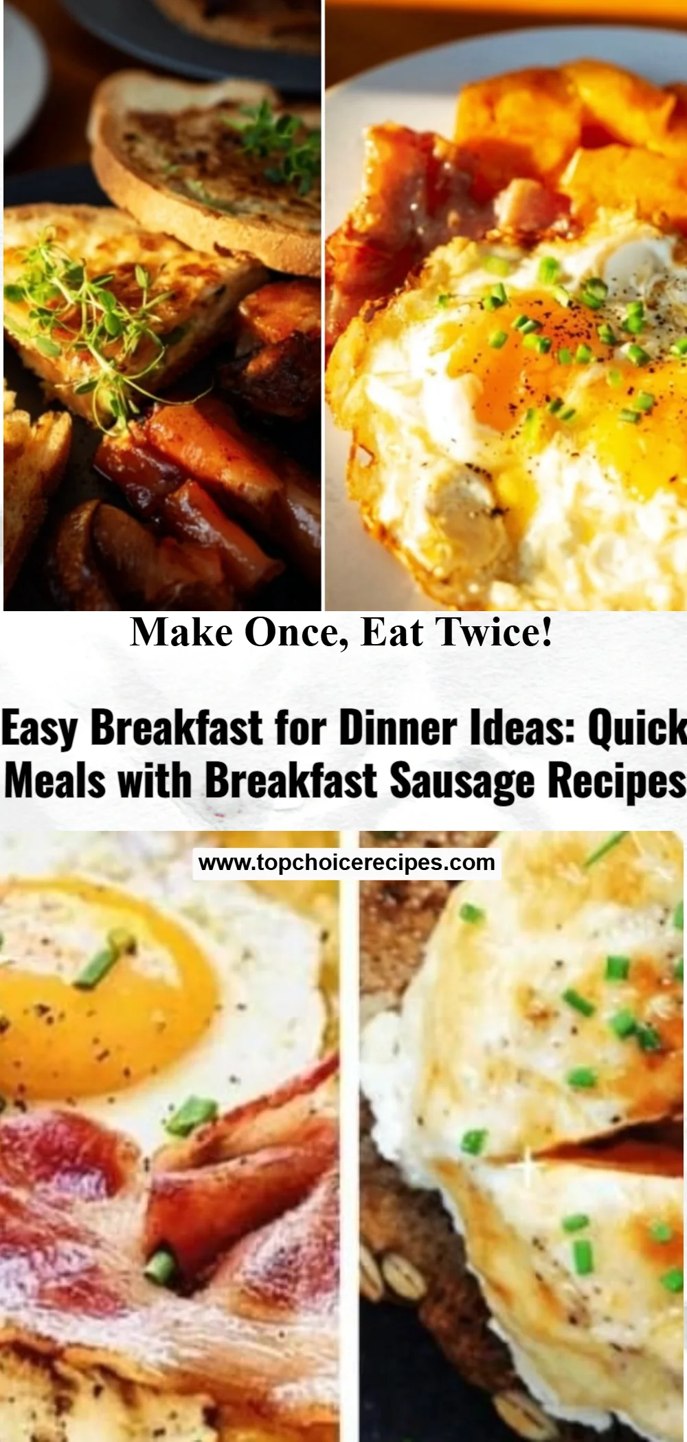 Breakfast for Dinner Ideas
