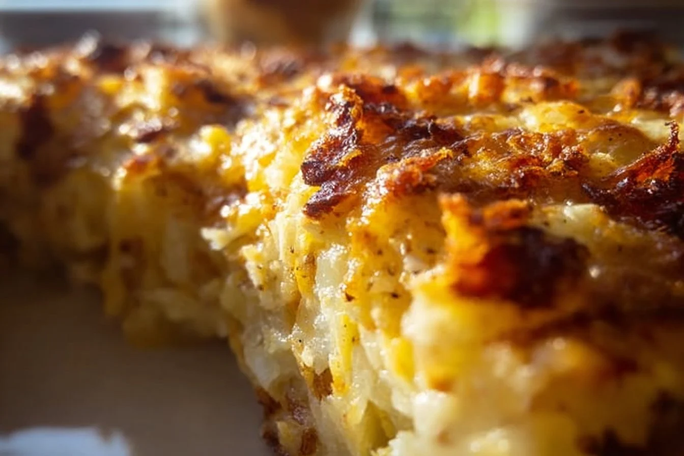 Breakfast Hashbrown Casserole 5 Delicious Breakfast Hashbrown Casserole topped with cheese and herbs