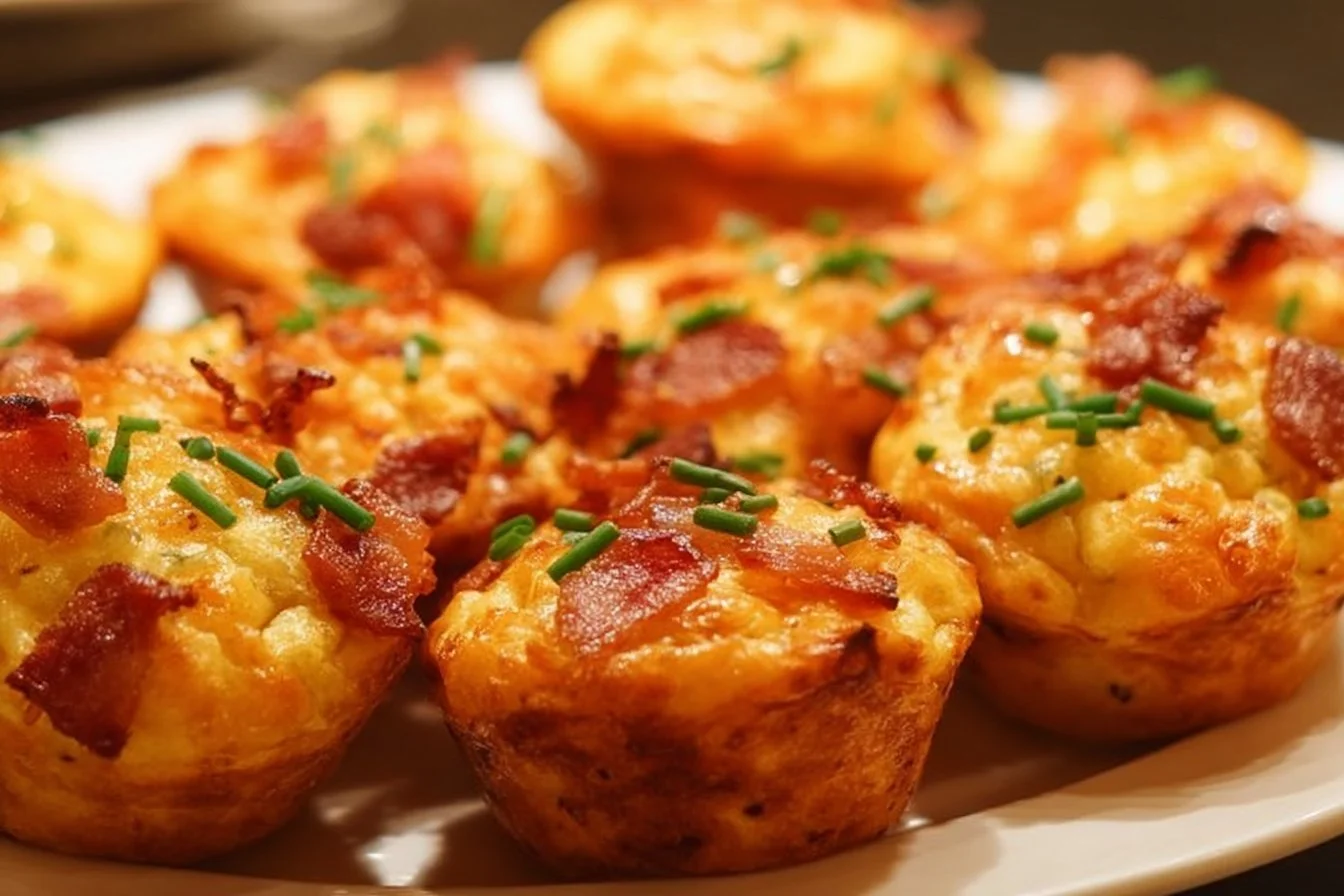 Cheddar Bacon Muffins 5 Cheddar Bacon Muffins