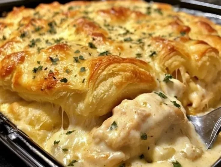Cheesy Chicken Crescent Bake 5 Cheesy Chicken Crescent Bake
