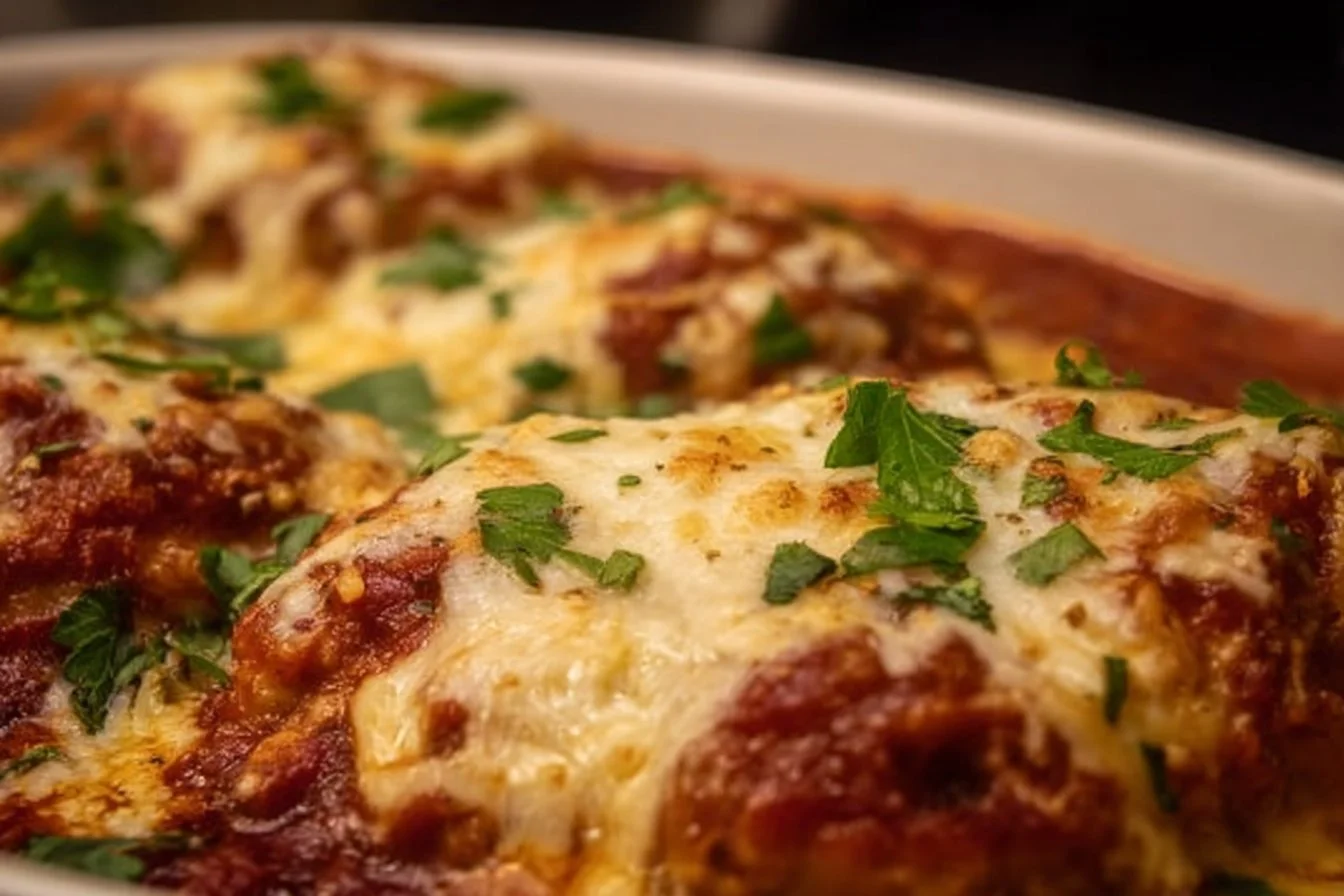Cheesy Marinara Chicken Bake 6 Cheesy Marinara Chicken Bake