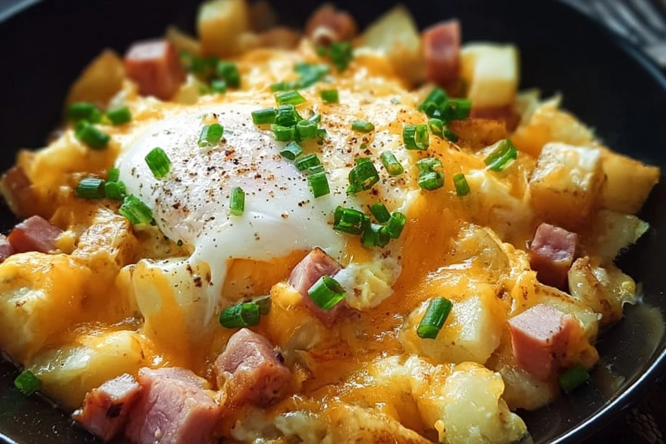 Cheesy Potato Egg Scramble 7 Cheesy Potato Egg Scramble