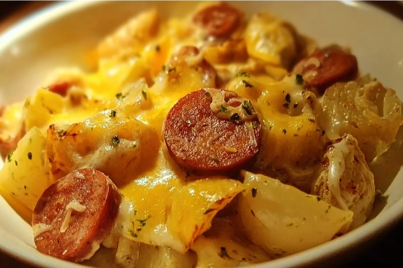 Cheesy Ranch Potatoes and Smoked Sausage 5 Cheesy Ranch Potatoes and Smoked Sausage
